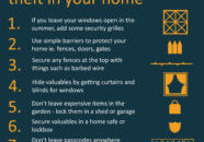 Infographic on securing your home using security grilles